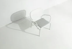 Petite Friture Week-end Istuintyyny, Iso, Helmenharmaa -Puutarha Unelma coussin grand gris 2