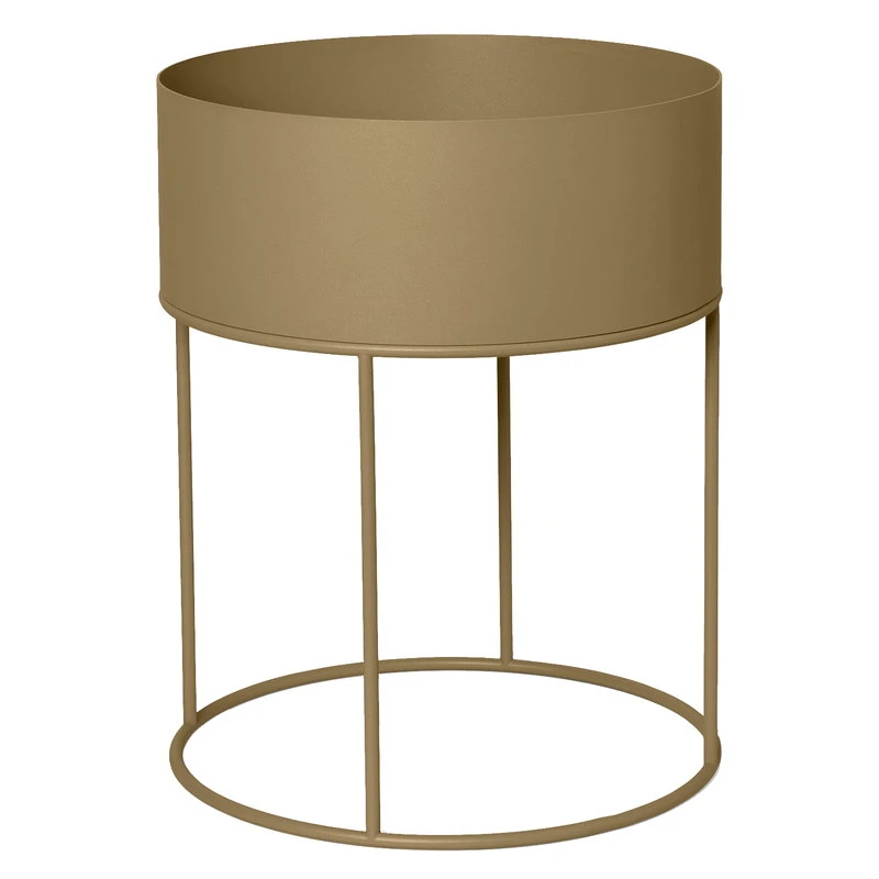 Ferm LIVING Plant Box Kasviteline, Pyöreä, Oliivi 1 Ferm LIVING Plant Box Kasviteline, Pyöreä, Oliivi