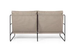 Ferm LIVING Desert 2-istuttava Sohva, Musta - Tumma Hiekka Dolce -Puutarha Unelma fermLIVING SS22 DesertSofa 2seater BlackDarkSand 1104265434 pack 3